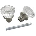 Belwith Products Belwith Products 1140-SN 2 Pack Knob Glass & Spindle 177396